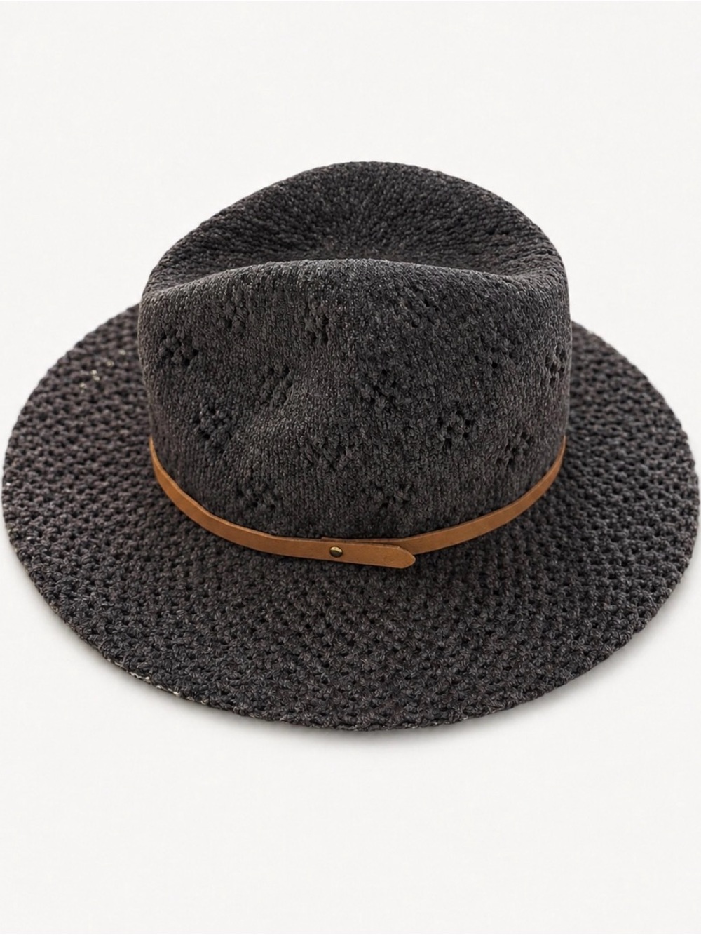 Walnut Grove Chenille Knit Fedora Hat by San Diego Hat co